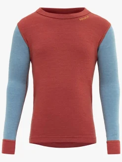 Børn Devold Undertøj|Uldtøj>EXPEDITION MERINO SILK SHIRT KID Skiundertrøje, Beauty