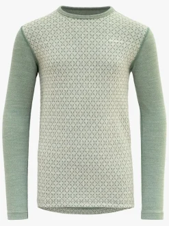 Devold Undertøj|Uldtøj*Litleegga Merino Jr Skiundertrøje Merinould, Raw White