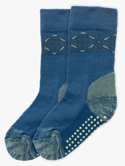 Devold Undertøj|Uldtøj*Multi Merino  Skridsikre Strømper Børn, Blue Melange