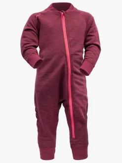 Devold Uldtøj*Nibba Merino Heldragt, Beetroot Melange