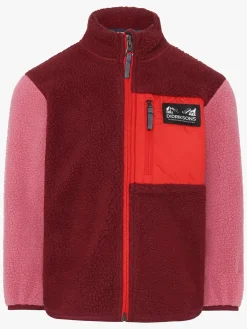 Børn Didriksons Fleecetøj>Anten Fleecetrøje, Anemon Red