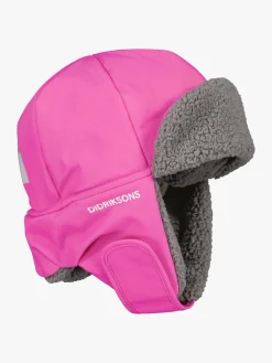 Didriksons Tilbehør|Vintertøj*Biggles Hue, Plastic Pink Lyserød
