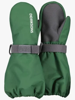 Didriksons Tilbehør|Vintertøj*Biggles Vanter, Pine Green Grøn/Grå