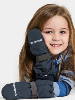 Didriksons Tilbehør|Vintertøj*Biggles Zip Vanter, Navy