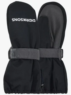 Didriksons Tilbehør|Vintertøj*Biggles Zip Vanter, Black