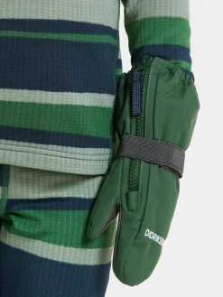 Børn Didriksons Biggles Zip Vanter, Pine Green