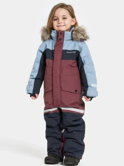 Børn Didriksons Overtøj>Bjärven Flyverdragt, Anemon Red