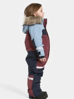 Børn Didriksons Overtøj></noscript>Bjärven Flyverdragt, Anemon Red