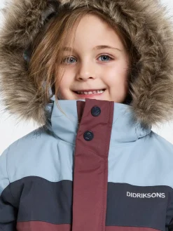 Børn Didriksons Overtøj></noscript>Bjärven Flyverdragt, Anemon Red