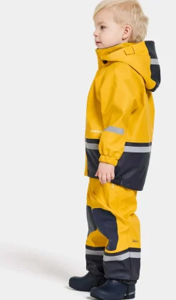 Børn Didriksons Regntøj></noscript>Boardman Foret Regnsæt, Oat Yellow