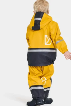 Børn Didriksons Regntøj></noscript>Boardman Foret Regnsæt, Oat Yellow