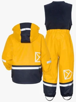 Børn Didriksons Regntøj></noscript>Boardman Foret Regnsæt, Oat Yellow