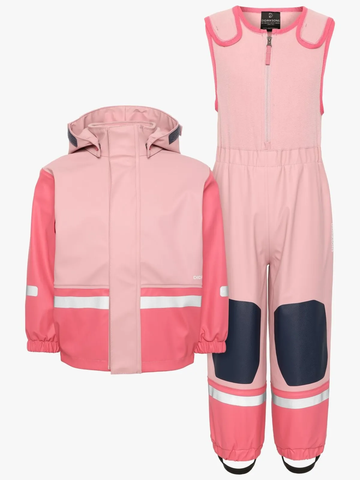 Børn Didriksons Regntøj>Boardman Foret Regnsæt, Soft Pink
