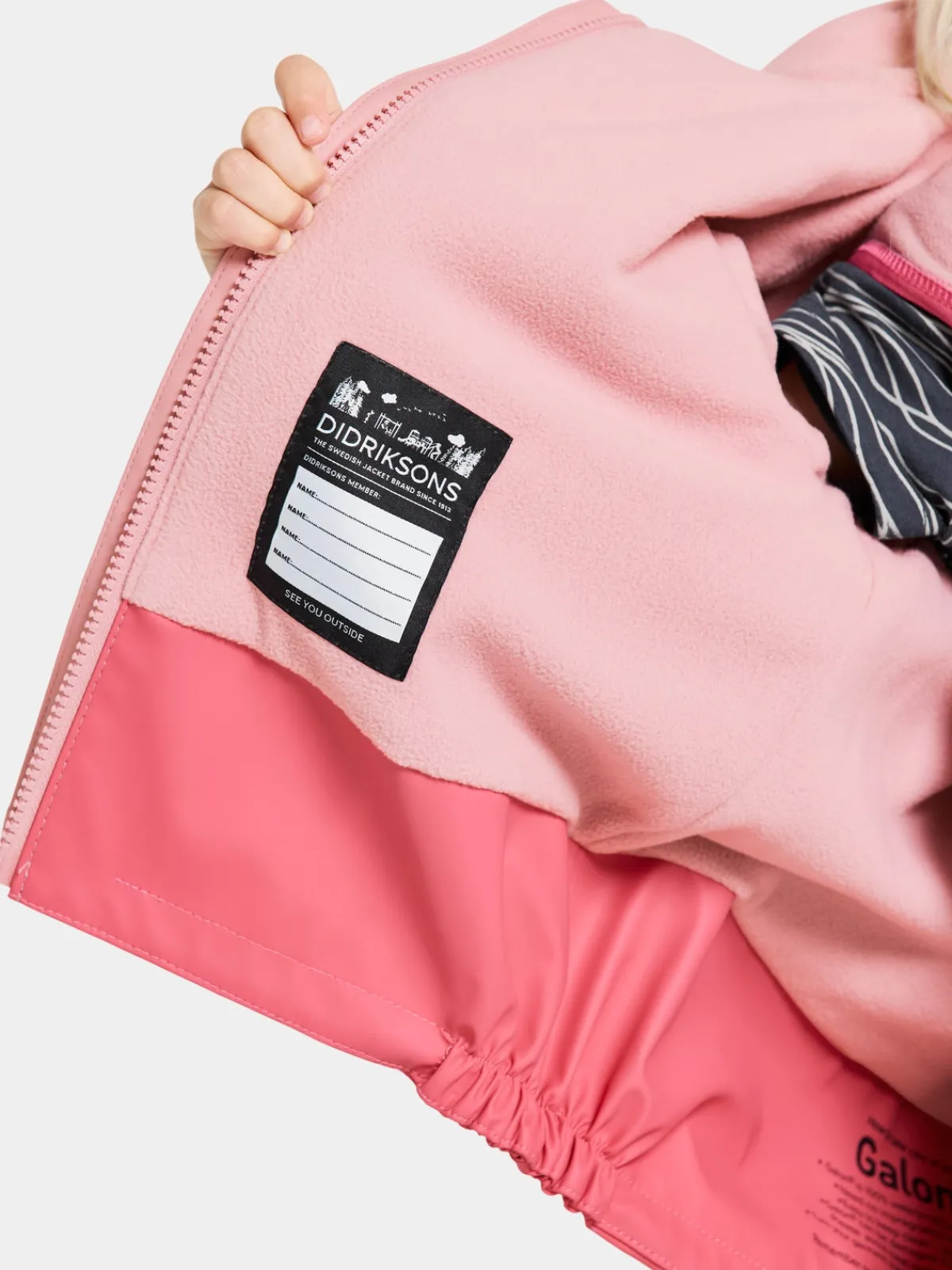 Børn Didriksons Regntøj>Boardman Foret Regnsæt, Soft Pink