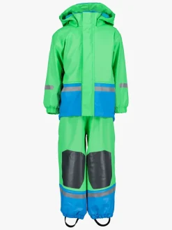 Børn Didriksons Regntøj>Boardman Foret Regnsæt, Frog Green