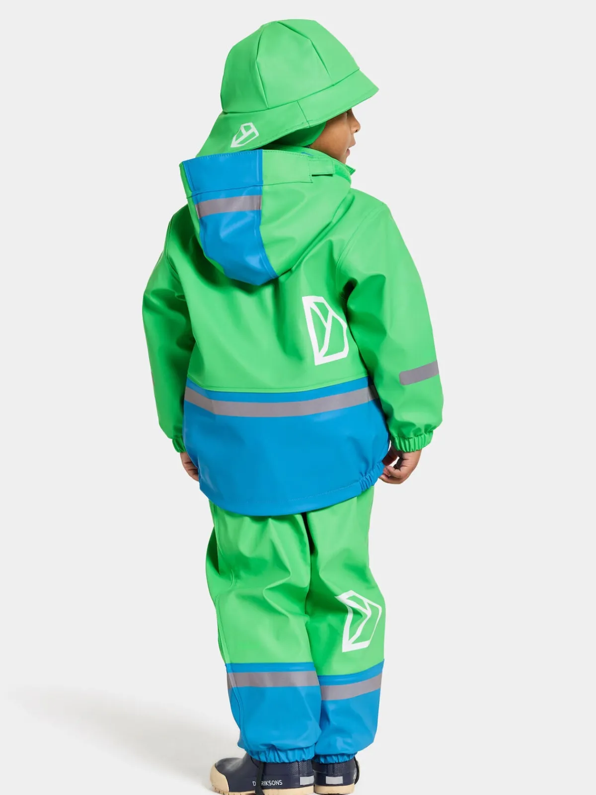 Børn Didriksons Regntøj>Boardman Foret Regnsæt, Frog Green