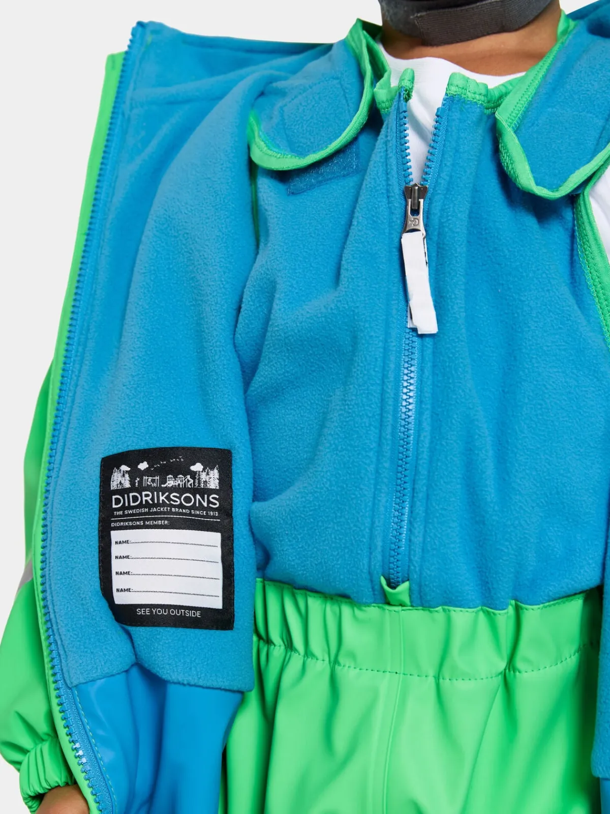 Børn Didriksons Regntøj>Boardman Foret Regnsæt, Frog Green