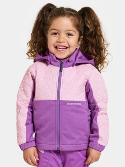 Børn Didriksons Briska Hybridjakke, Tulip Purple