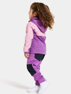 Børn Didriksons Briska Hybridjakke, Tulip Purple