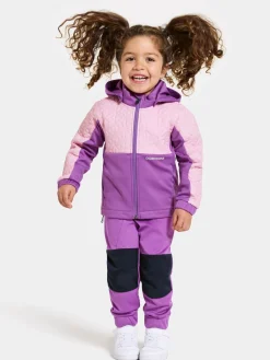 Børn Didriksons Briska Hybridjakke, Tulip Purple