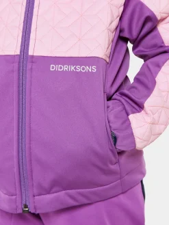 Børn Didriksons Briska Hybridjakke, Tulip Purple