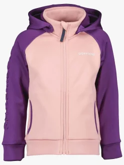 Børn Didriksons Fleecetøj>Corin Powerstretch Jakke, Dusty Pink