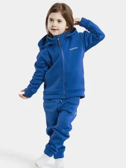 Børn Didriksons Corin Powerstretch Trøje, Classic Blue