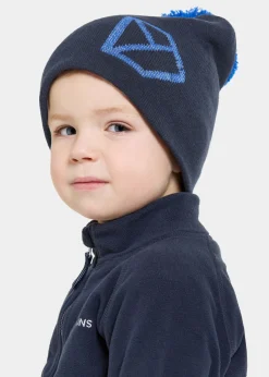 Didriksons Tilbehør|Vintertøj*Dropi Hue, Navy Grå/Blå