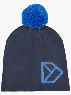 Didriksons Tilbehør|Vintertøj*Dropi Hue, Navy Grå/Blå