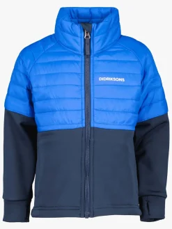 Børn Didriksons Filur Hybridjakke, Caribbean Blue