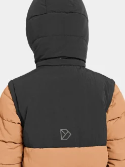 Børn Didriksons Vintertøj></noscript>Granite Dynejakke, Almond Brown