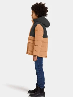 Børn Didriksons Vintertøj></noscript>Granite Dynejakke, Almond Brown