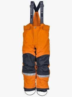 Didriksons Termotøj|Vintertøj*Idre Overtræksbukser, Orange Jam Sort/Orange