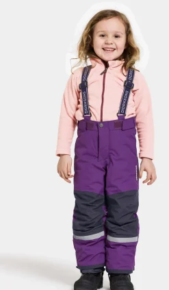 Didriksons Termotøj|Vintertøj*Idre Overtræksbukser, Royal Purple Lilla/Sort