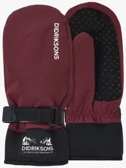 Børn Didriksons Tilbehør|Vintertøj>Lovas Vanter, Anemon Red