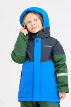 Børn Didriksons Vintertøj>Lun Vinterjakke, Caribbean Blue