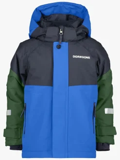 Børn Didriksons Vintertøj>Lun Vinterjakke, Caribbean Blue