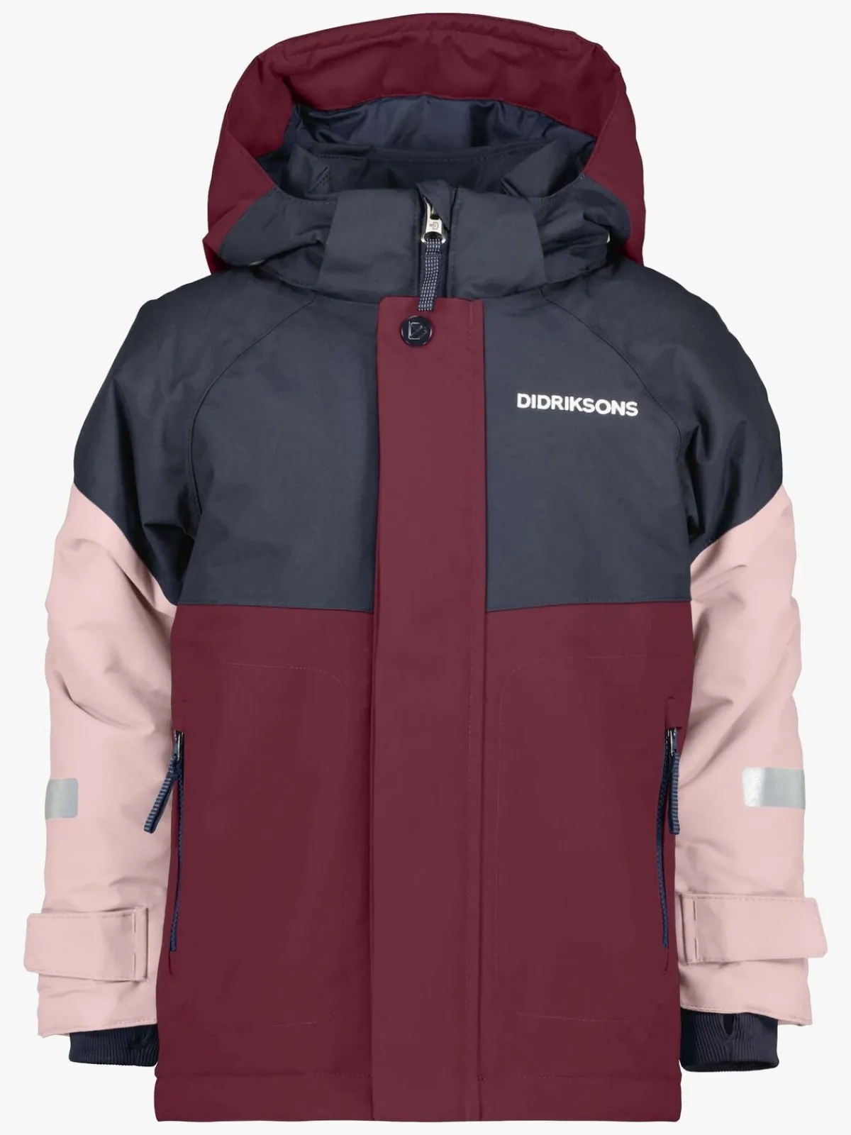 Didriksons Vintertøj*Lun Vinterjakke, Rusty Wine Rød/Lyserød/Blå