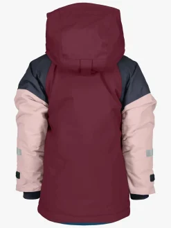 Didriksons Vintertøj*Lun Vinterjakke, Rusty Wine Rød/Lyserød/Blå