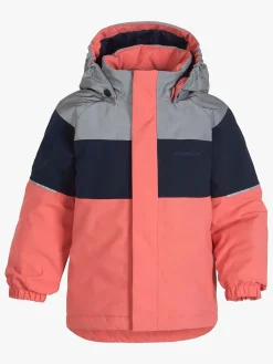 Didriksons Vintertøj*Lux Vinterjakke, Peach Rose Lyserød/Grå