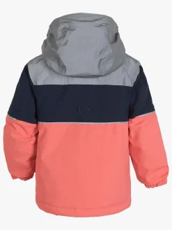 Didriksons Vintertøj*Lux Vinterjakke, Peach Rose Lyserød/Grå