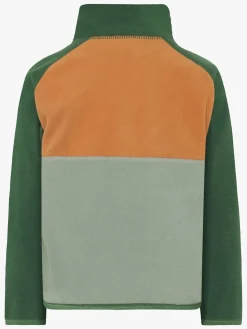 Børn Didriksons Fleecetøj></noscript>Monte Fleecetrøje, Light Moss