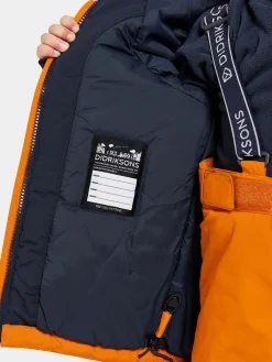Didriksons Vintertøj*Neptun Vinterjakke, Orange Jam Blå/Orange