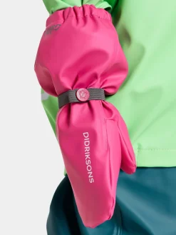 Didriksons Regntøj|Tilbehør*Pileglove Forede Regnvanter, True Pink Lyserød