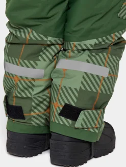 Didriksons Vintertøj*Polarbjörnen Overtræksbukser, Termos Pine Green Grøn/Orange