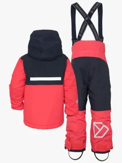 Didriksons Vintertøj*Skare Skisæt, Modern Pink Lyserød/Sort