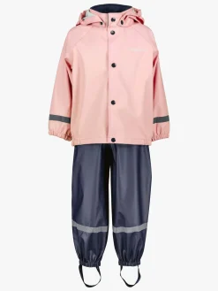 Børn Didriksons Regntøj>Slaskeman Regnsæt, Dusky Pink