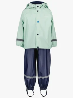 Børn Didriksons Regntøj>Slaskeman Regnsæt, Pale Mint