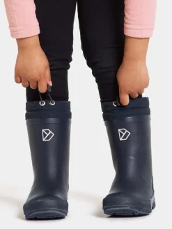 Børn Didriksons Slush Forede Gummistøvler, Navy