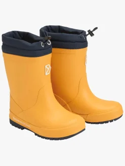 Børn Didriksons Slush Forede Gummistøvler, Oat Yellow